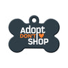 Adopt Don't Shop (Dark) Bone Pet ID Tag