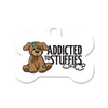 Addicted to Stuffies Bone Pet ID Tag