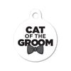 Cat of the Groom Circle Pet ID Tag