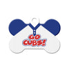 Go Cubs! Baseball Tee Bone Pet ID Tag