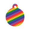 Pride Diamond Rainbow Circle Pet ID Tag