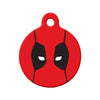 Deadpool Fan Art Design Circle Pet ID Tag