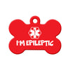 I'm Epileptic Bone Pet ID Tag
