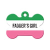 Fadder's Girl Republic of NL Bone Pet ID Tag