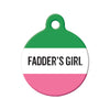 Fadder's Girl Republic of NL Circle Pet ID Tag