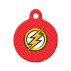 The Flash Fan Art Circle Pet ID Tag