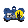 Halloween Haunted House Bone Pet ID Tag
