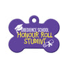 Honour Roll Student Bone Pet ID Tag