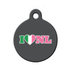 I Love NL (Republic of NL Colors) Circle Pet ID Tag
