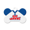 Go Jays! Baseball Tee Bone Pet ID Tag