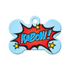 KaBow! Comic Style Bone Pet ID Tag