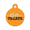 Licks for Treats Circle Pet ID Tag