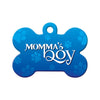 Momma's Boy (Blue) Bone Pet ID Tag