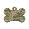 MultiCam Camouflage Pattern - Pet Tag Bone Pet ID Tag