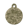 MultiCam Camouflage Pattern - Pet Tag Circle Pet ID Tag