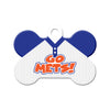 Go Mets! Baseball Tee Bone Pet ID Tag