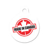 Made in Canada Circle Pet ID Tag