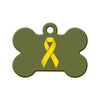Military Awarness Ribbon Pet ID Tag