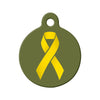 Military Awarness Ribbon Pet ID Tag