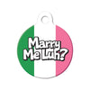 Marry Me Luh? Circle Pet ID Tag