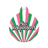 Miss Independent Republic of NL Colors Circle Pet ID Tag