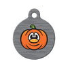 Pumpkin Circle Pet ID Tag