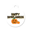 Happy Howlaween Pumpkin Circle Pet ID Tag