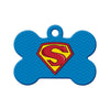 Superman, Supergirl, Superdog or Supercat Bone Pet ID Tag