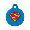 Superman, Supergirl, Superdog or Supercat Circle Pet ID Tag