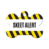 Skeet Alert Bone Pet ID Tag