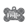Stud Muffin Bone Pet ID Tag